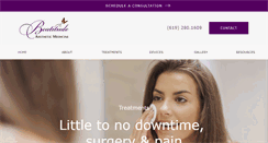 Desktop Screenshot of beatitudemedicalspa.com
